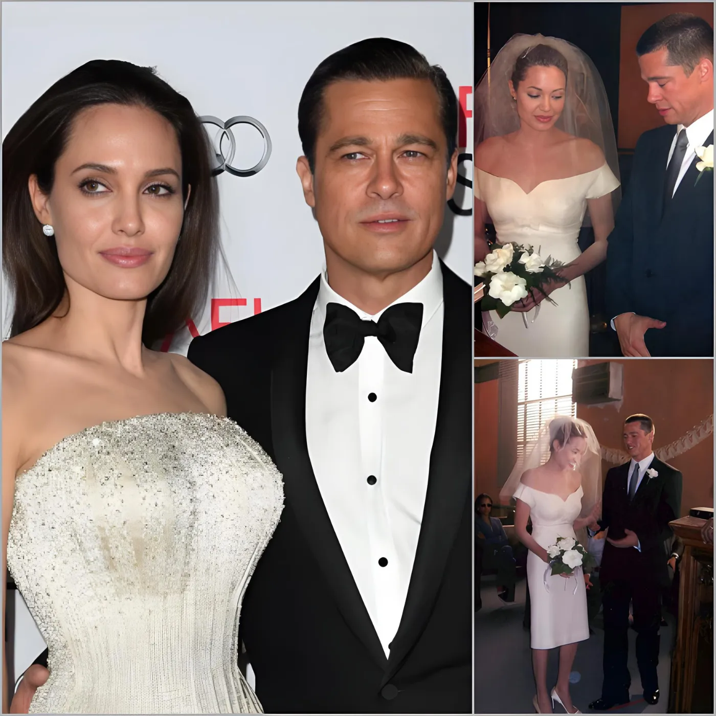 Brad Pitt and Angelina Jolie's Wedding Day is Still Memorable for Fans. But now they're divorced.