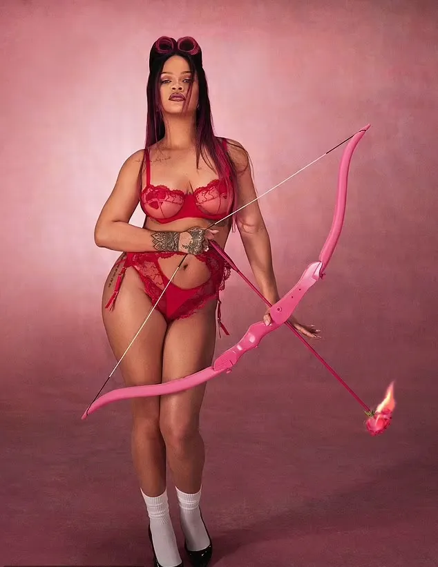 Rihanna Stuns in Fiery Red Lingerie, Crowns Herself the 'Queen of Valentine’s Day' 4 Rihanna Stuns in Fiery Red Lingerie, Crowns Herself the 'Queen of Valentine’s Day'