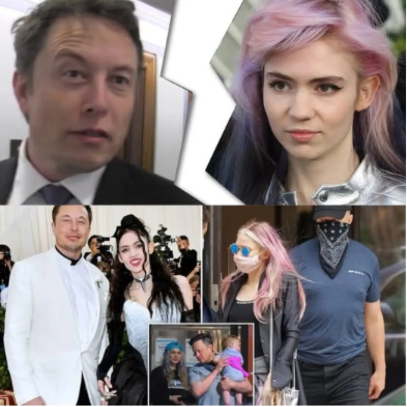 American billionaire Elon Musk and singer Grimes and the journey of broken mirrors mending and then... breaking again!