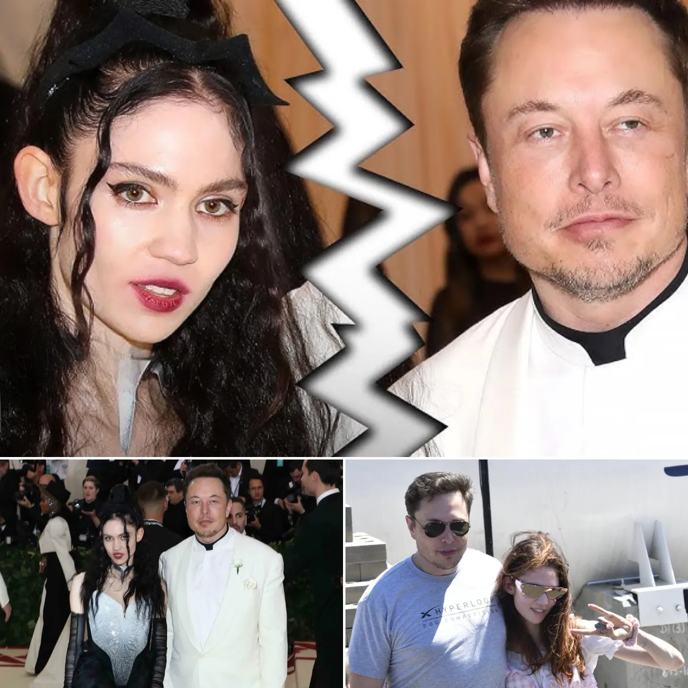 American billionaire Elon Musk and singer Grimes and the journey of broken mirrors mending and then... breaking again!