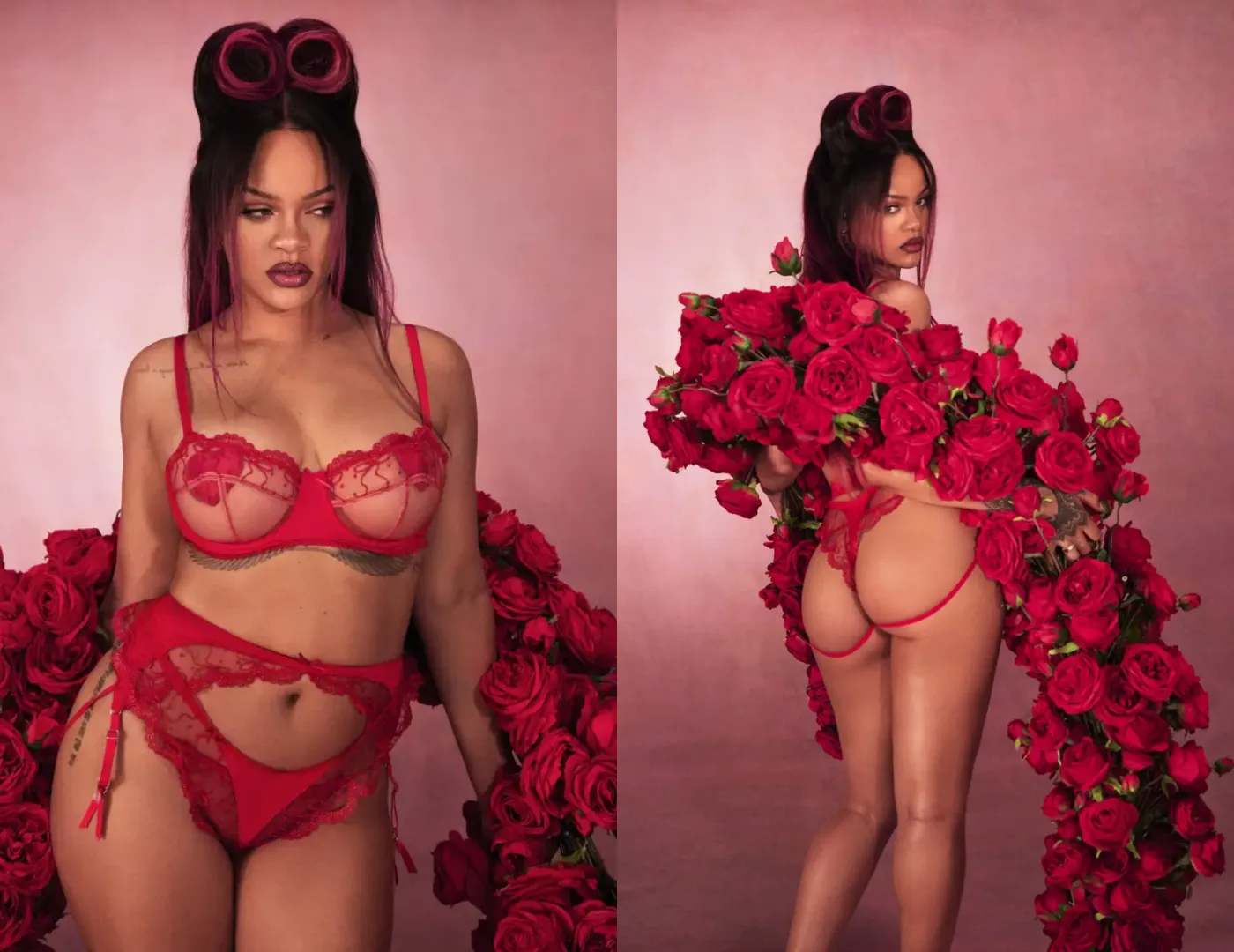 Rihanna Plays Cupid in Steamy Savage X Fenty Valentine’s Day Photo Shoot 2 Rihanna Plays Cupid in Steamy Savage X Fenty Valentine’s Day Photo Shoot