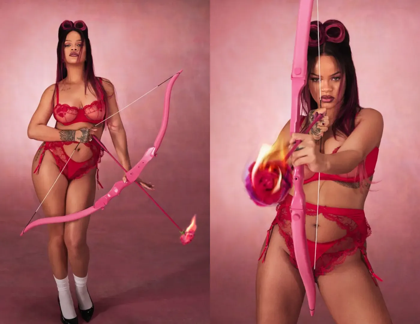 Rihanna Plays Cupid in Steamy Savage X Fenty Valentine’s Day Photo Shoot 3 Rihanna Plays Cupid in Steamy Savage X Fenty Valentine’s Day Photo Shoot