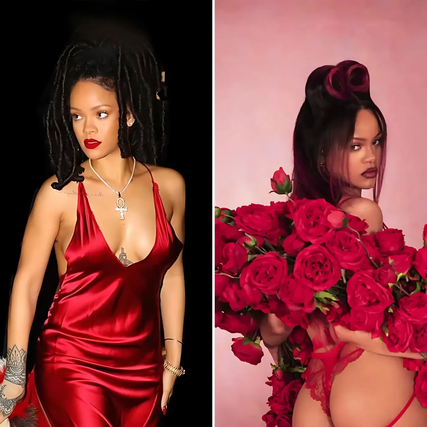Rihanna Plays Cupid in Steamy Savage X Fenty Valentine’s Day Photo Shoot