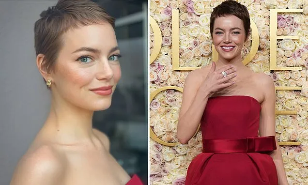Andrew Garfield and Emma Stone's Shocking Golden Globes Reveal: The 'One-Night Stand' That Ended Their Relationship! 2 As Emma Stone debuts shock pixie cut at the 2025 Golden Globes, her hairstylist reveals she's in the 'growing-out process' after shaved-head speculation | Daily Mail Online