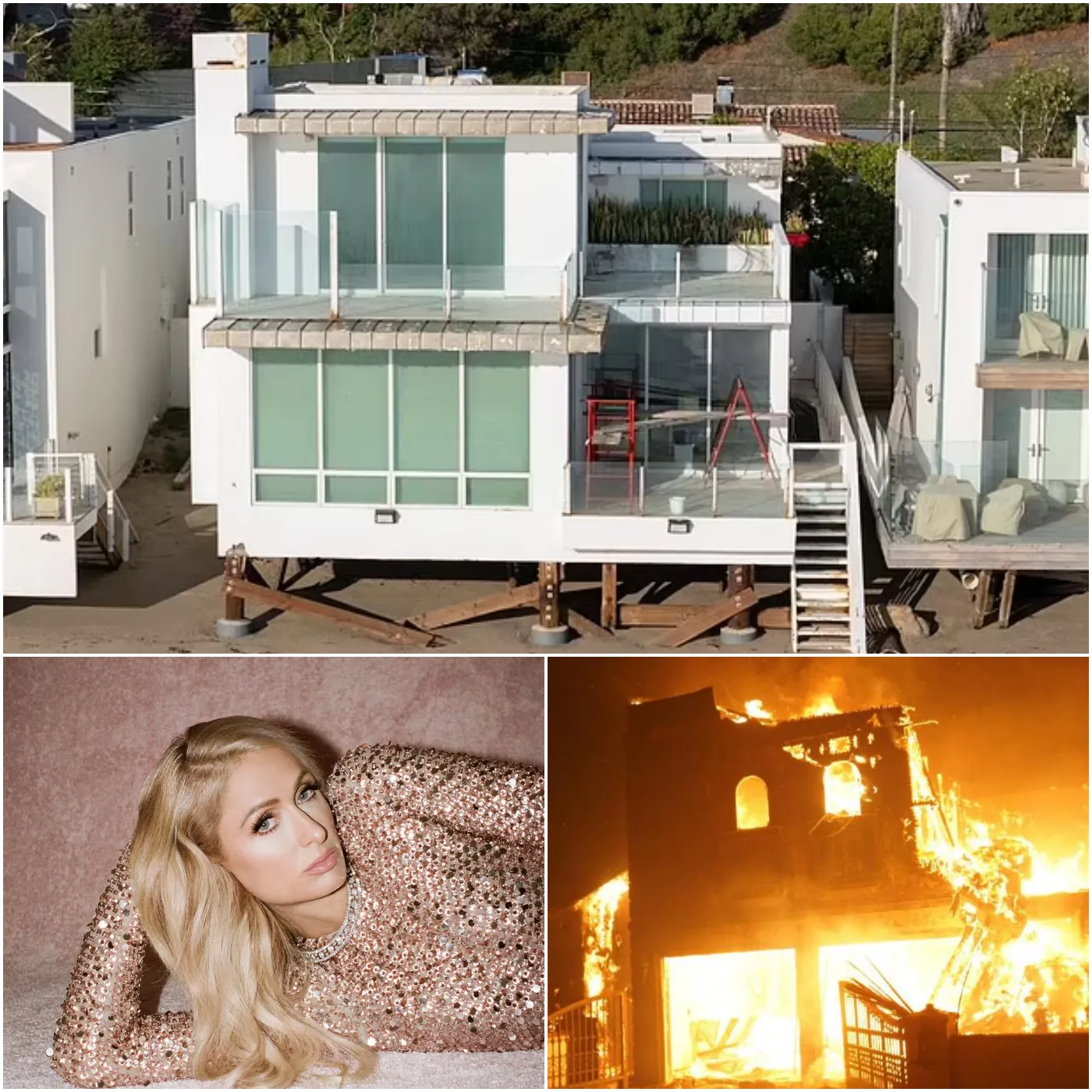 Paris Hilton’s Malibu Beach Home Destroyed in California Wildfires