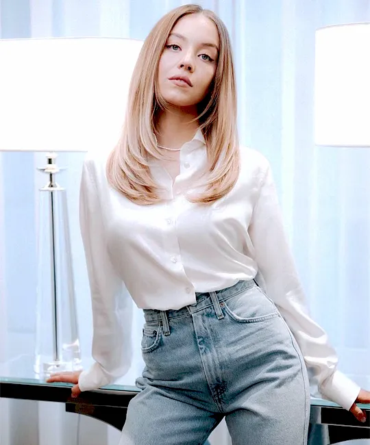 SYDNEY SWEENEY. Armani Beauty photoshoot.