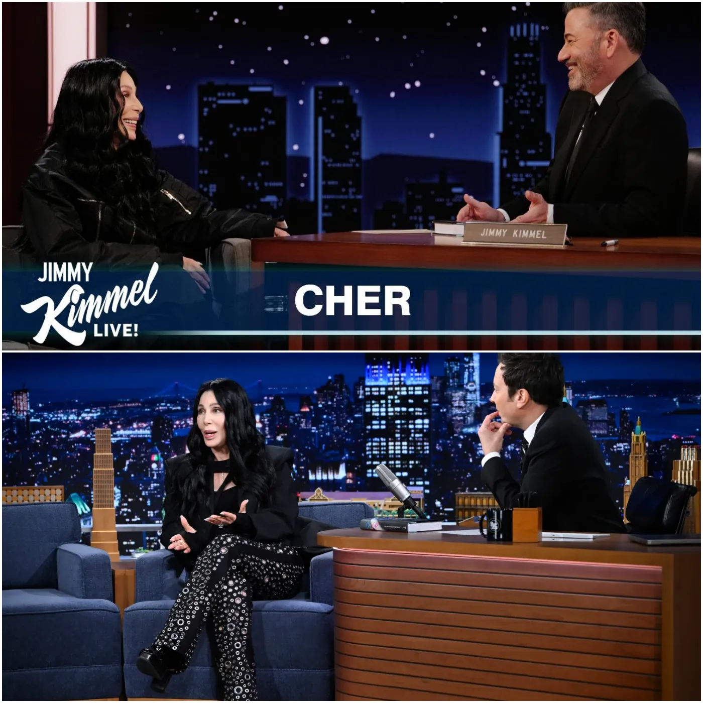 Cher Shuts Down Jimmy Kimmel After Calling His Question “Silly”