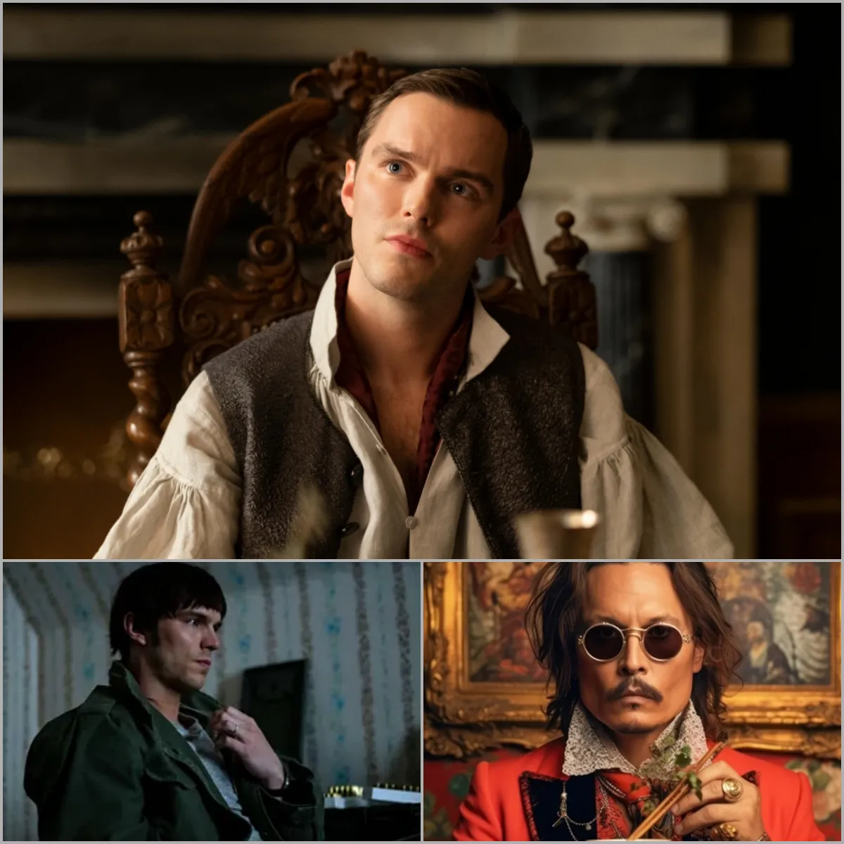 Nicholas Hoult has risen strongly in the film industry, while Johnny Depp is still struggling to regain his glory.