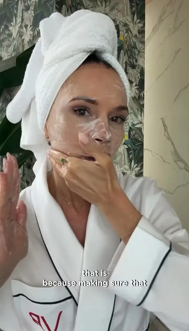 Victoria Beckham Reveals Her £435 Daily Skincare Essentials While Relaxing in £290 Robe