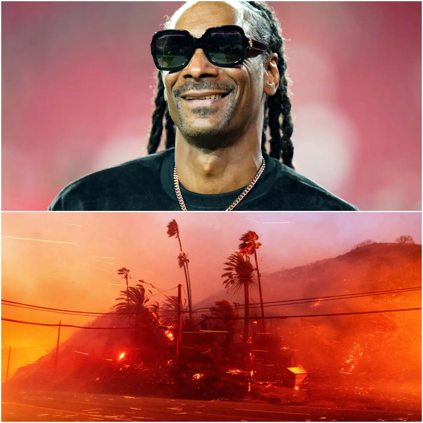 Rapper Snoop Dogg Supports Victims of Wildfires in Southern California 3 Rapper Snoop Dogg Supports Victims of Wildfires in Southern California
