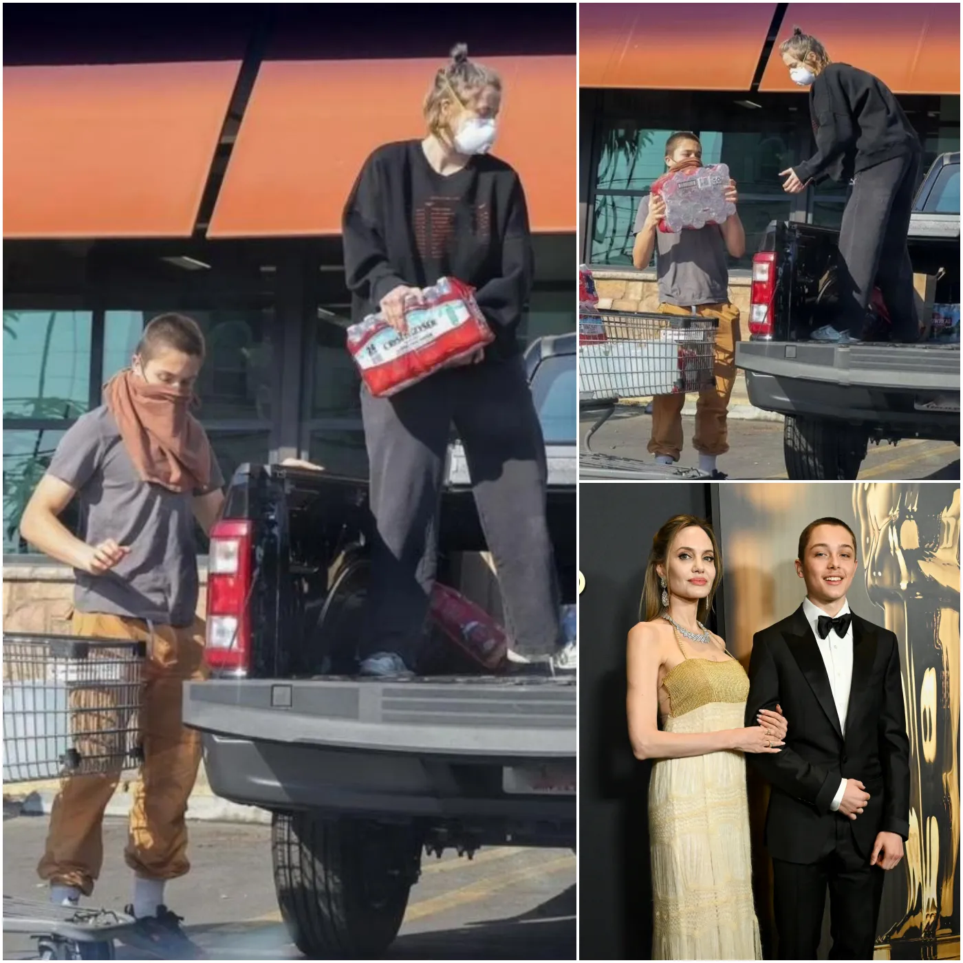 Are Angelina Jolie's Kids Putting on a Show After the Wildfires?