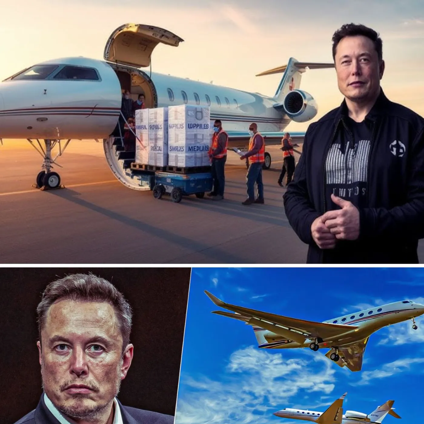 Elon Musk Shocks the World by Using His Private Jet to Deliver Medical Supplies!