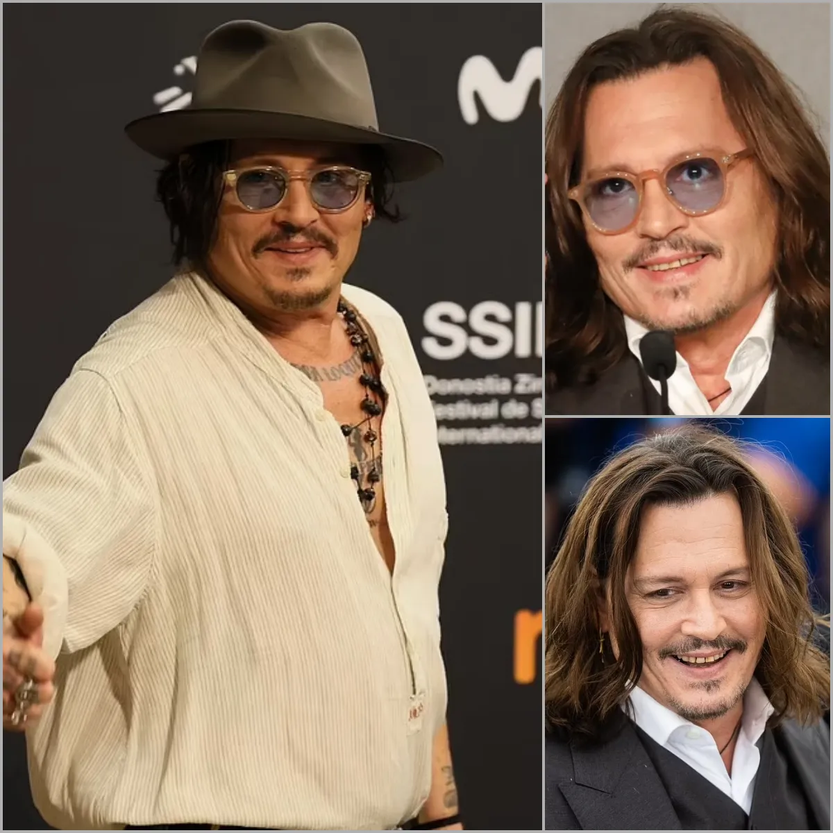 Johnny Depp responds to concerns about his weird smile.