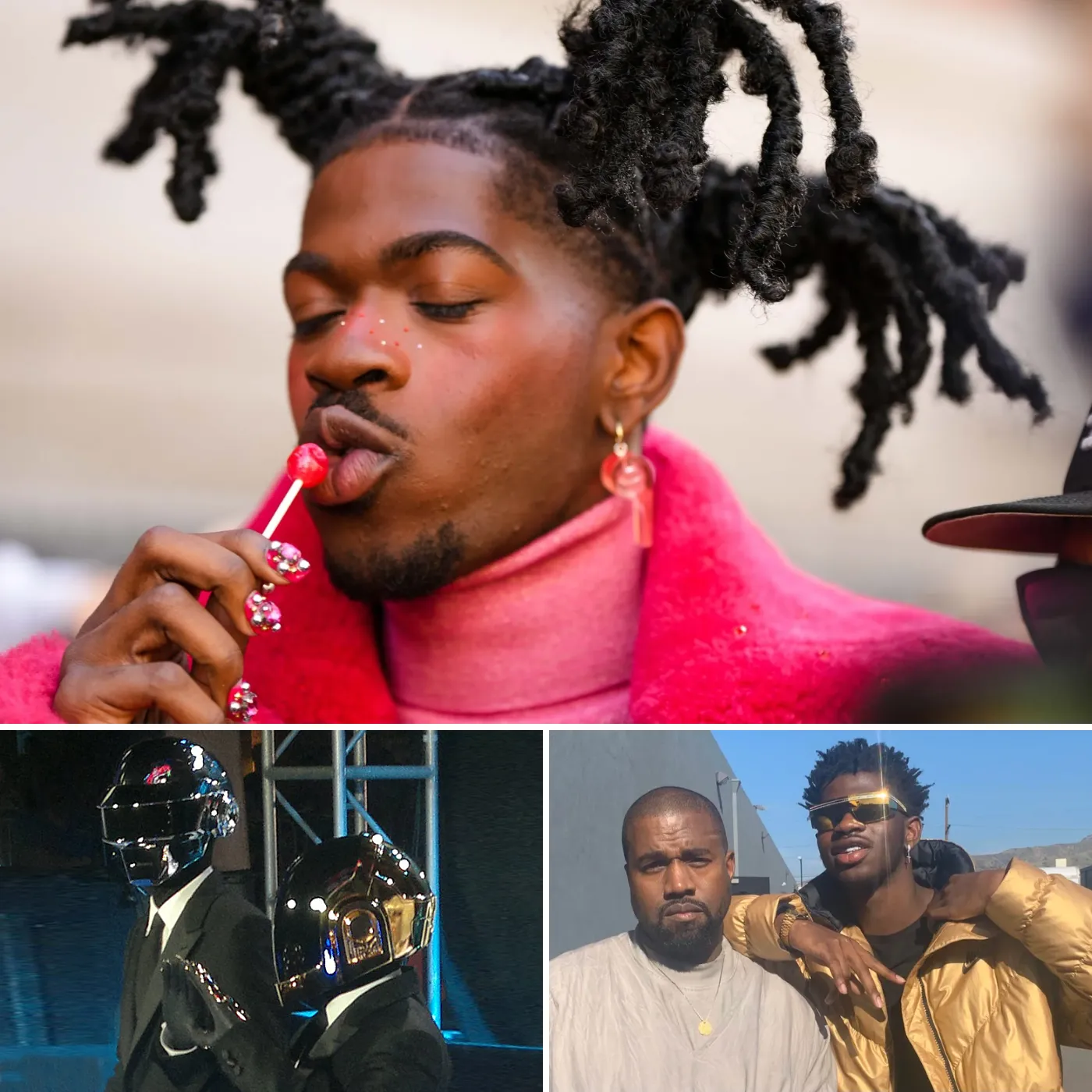 Lil Nas X Teams Up with Daft Punk—Is He Copying Kanye West?