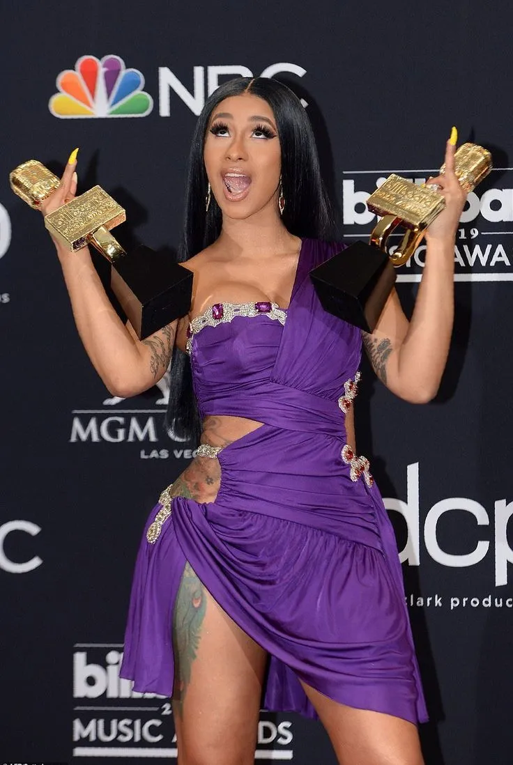 Cardi B causes a stir when appearing with a 'Weird' fashion style