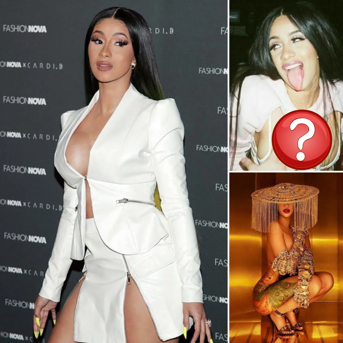 Cardi B causes a stir when appearing with a 'Weird' fashion style