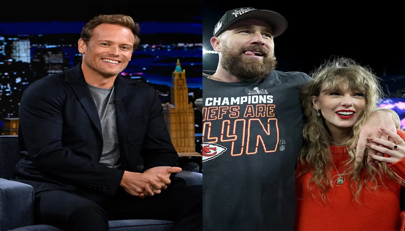 Sam Heughan Doubles Down on Bold Suggestion to Taylor Swift