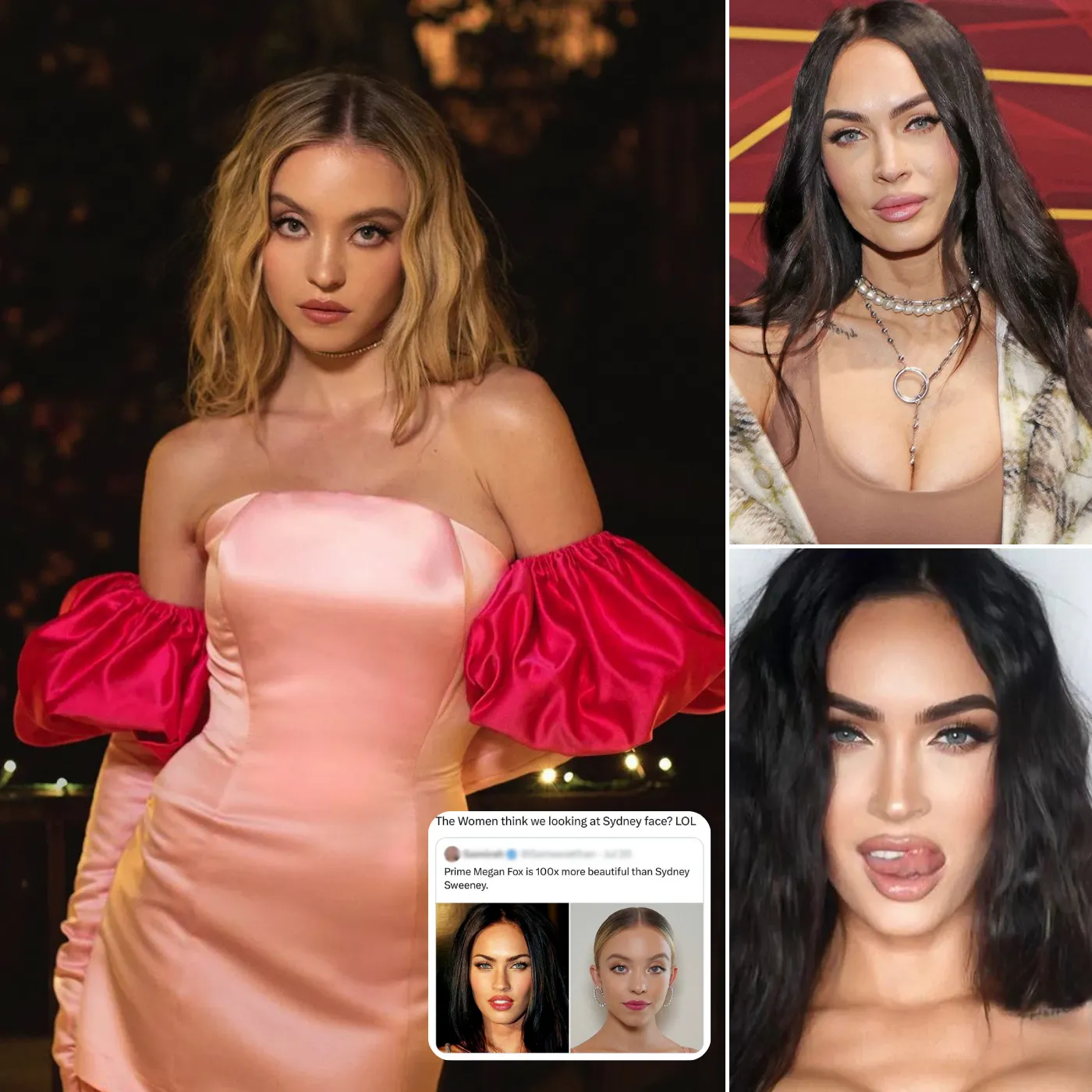 Sydney Sweeney and Megan Fox Face Off in the Internet’s Most Heated Beauty Debate