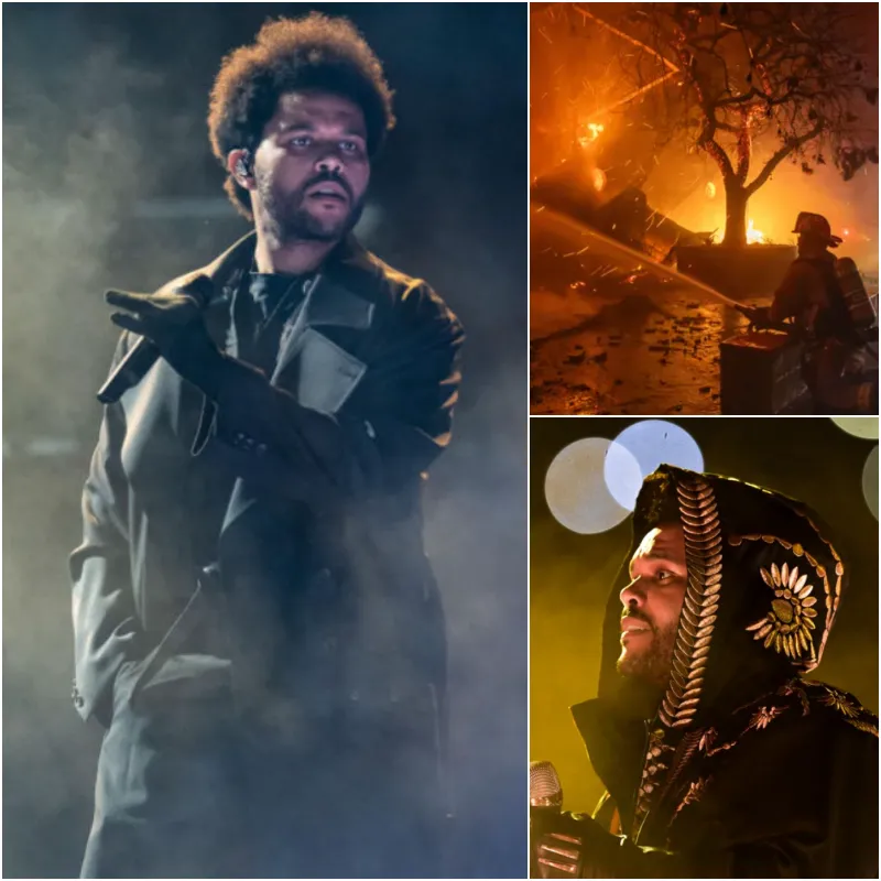 The Weeknd Donates $1 Million to L.A. Wildfire Relief Efforts Amid Devastation