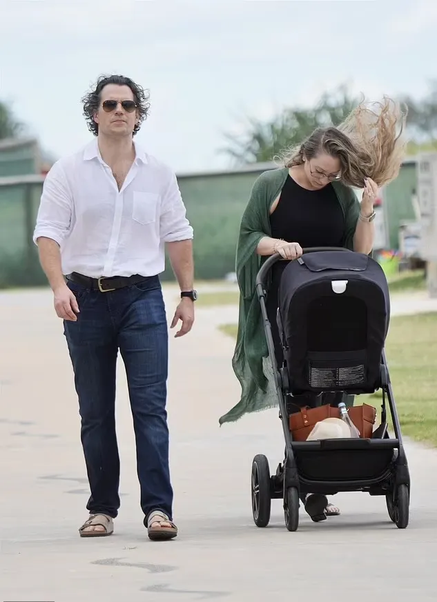 "Superman" Henry Cavill and Girlfriend Natalie Viscuso Step Out with Their Newborn in Australia