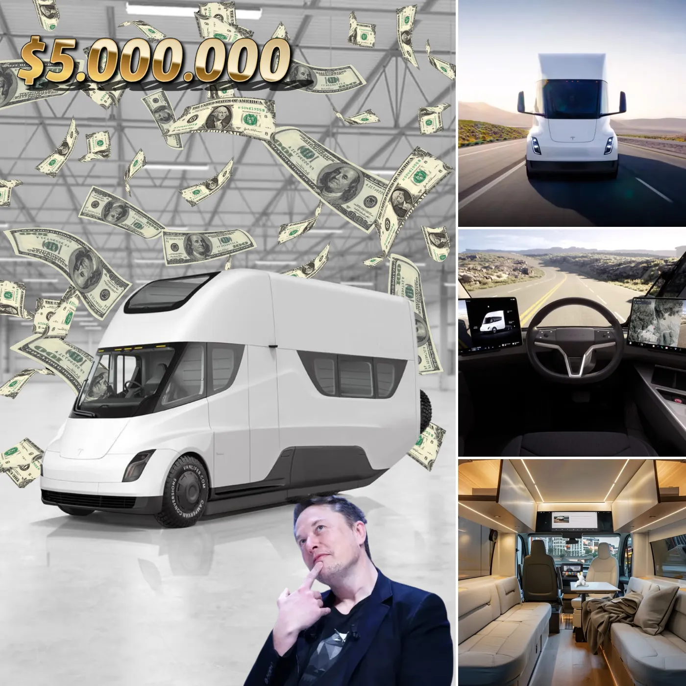 Elon Musk’s $5 Million Tesla RV Proves It’s an Outrageous Luxury That’s Worth Every Penny