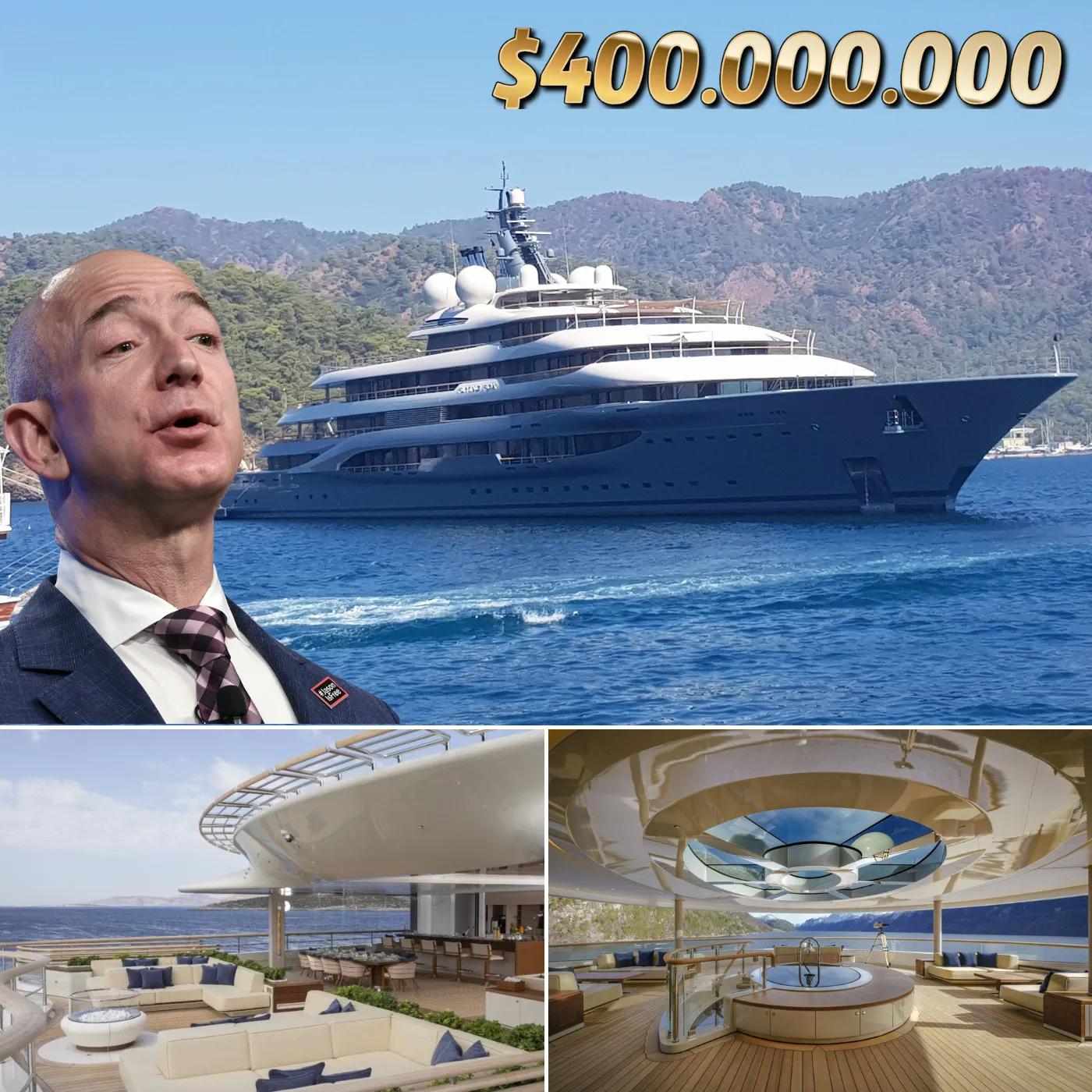 The Unbelievable Features of Jeff Bezos’ $400 Million Flying Fox Yacht