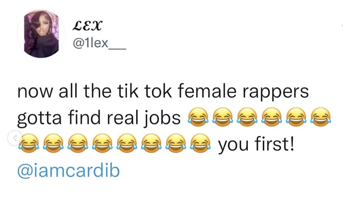 Cardi B Hits Back at ‘TikTok Rapper’ Insult with a $7 Million Offer: ‘I Could Retire You’