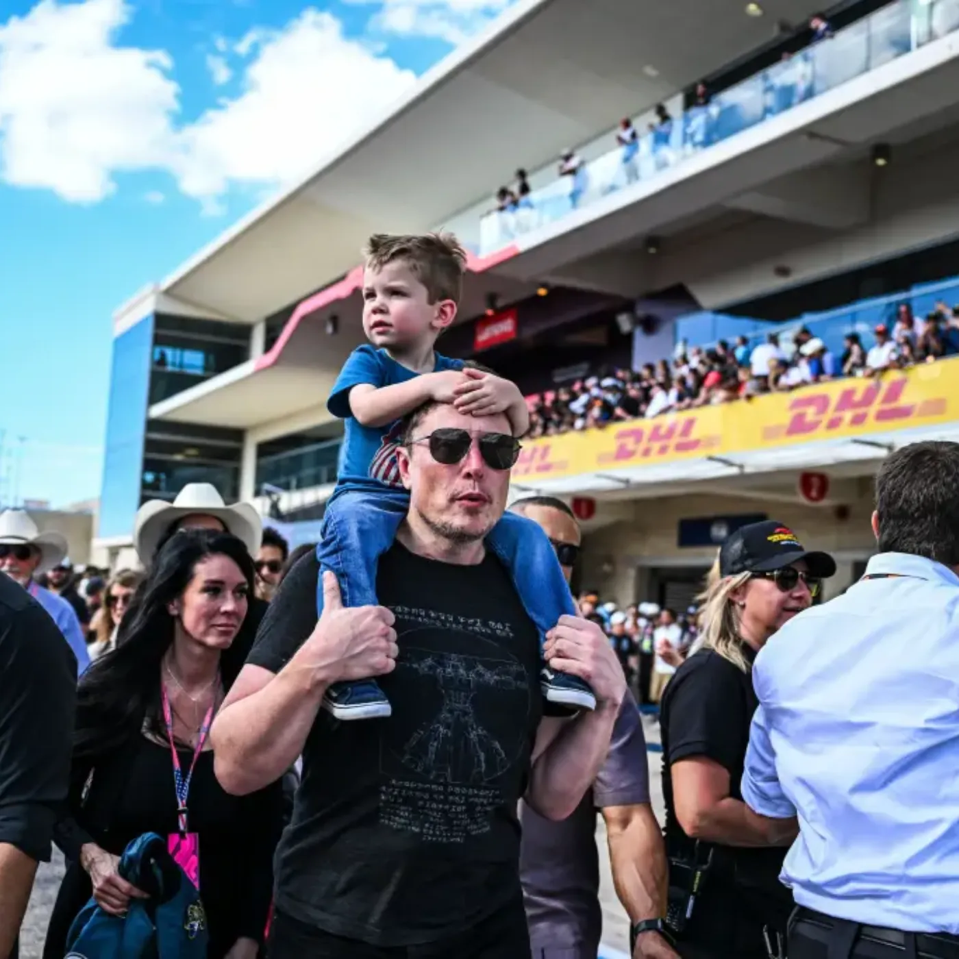 Elon Musk, The World’s Richest Man, Took His Three-Year-Old Son To A Formula 1 Event In Austin, Texas, Amid A Custody Battle With His Ex-Girlfriend Grimes