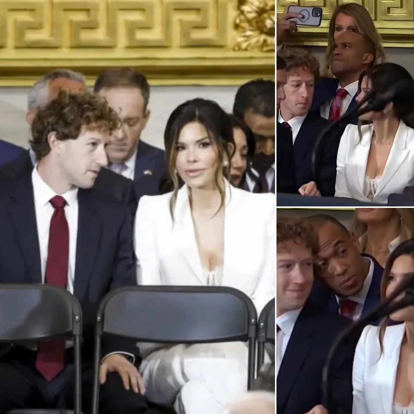 Mark Zuckerberg Stares at Controversial Jeff Bezos' Fiancée