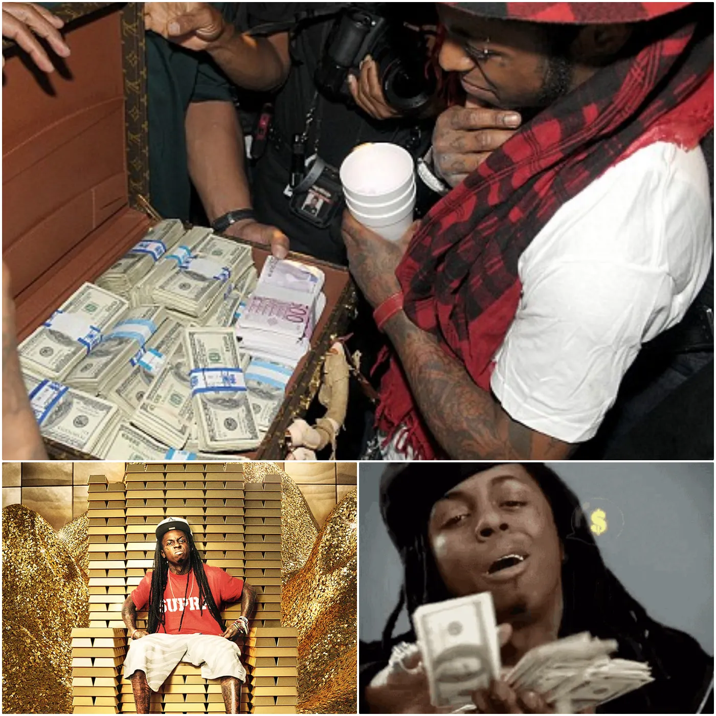 Not limited to rap, Lil Wayne has amassed immense wealth with Young Money Entertainment.
