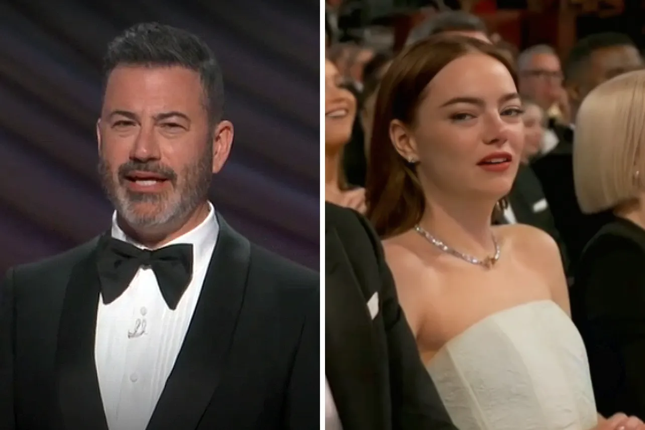 Oh My God”: Emma Stone Visibly Irate at Oscar Host Jimmy Kimmel's