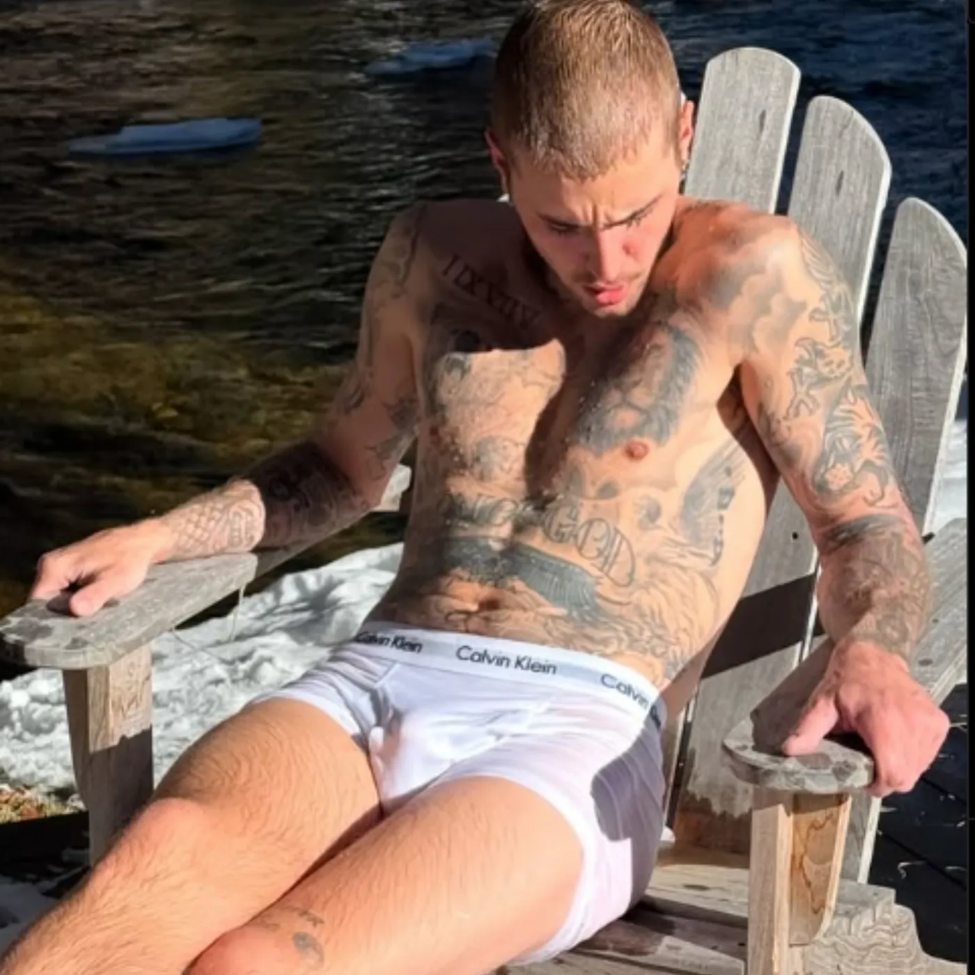 Justin Bieber’s Snowy Underwear Shoot Was Wild—But the Mystery Man Stole the Show! 2 Justin Bieber’s Snowy Underwear Shoot Was Wild—But the Mystery Man Stole the Show!
