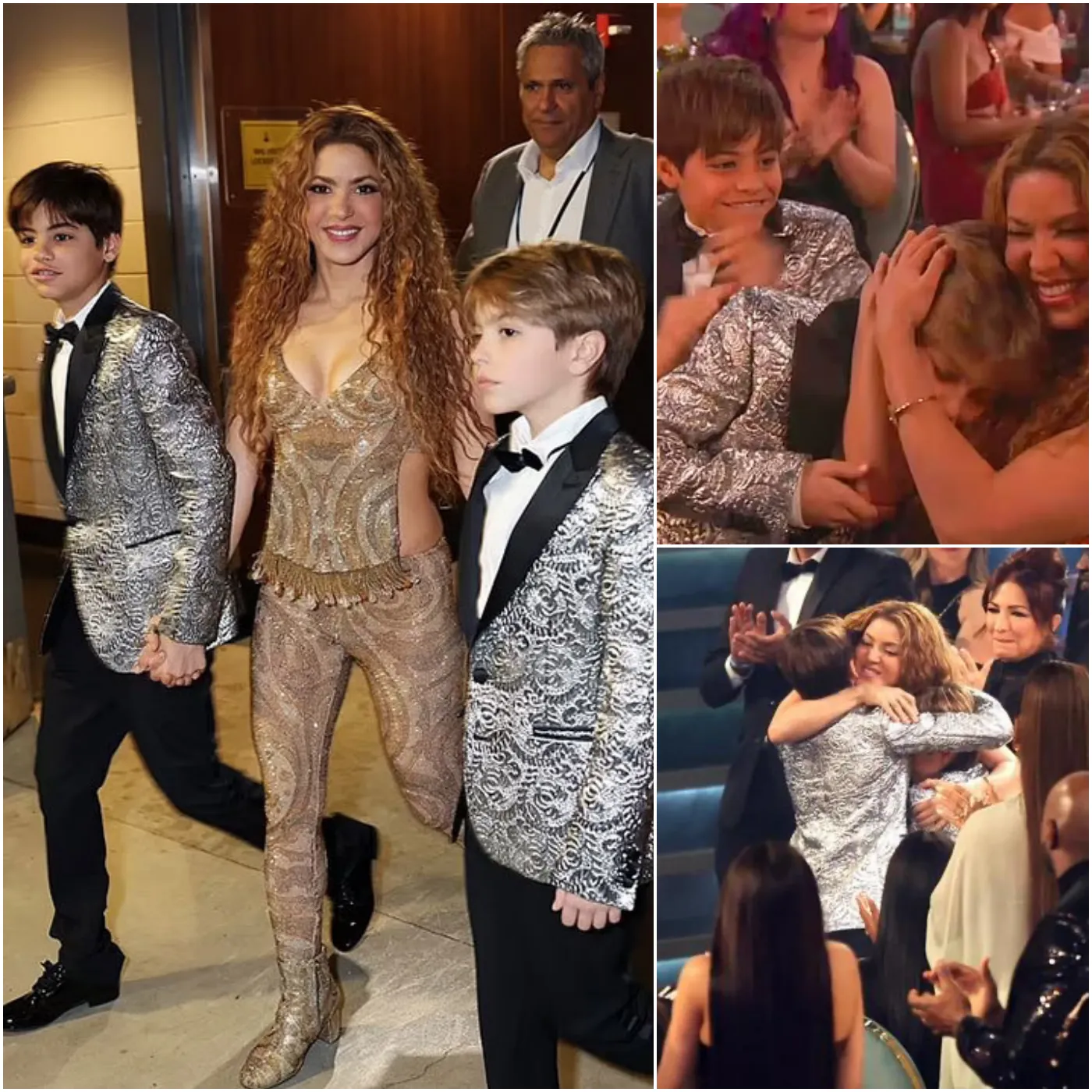 Shakira Celebrates Grammy Win with Her Sons in an Emotional Moment