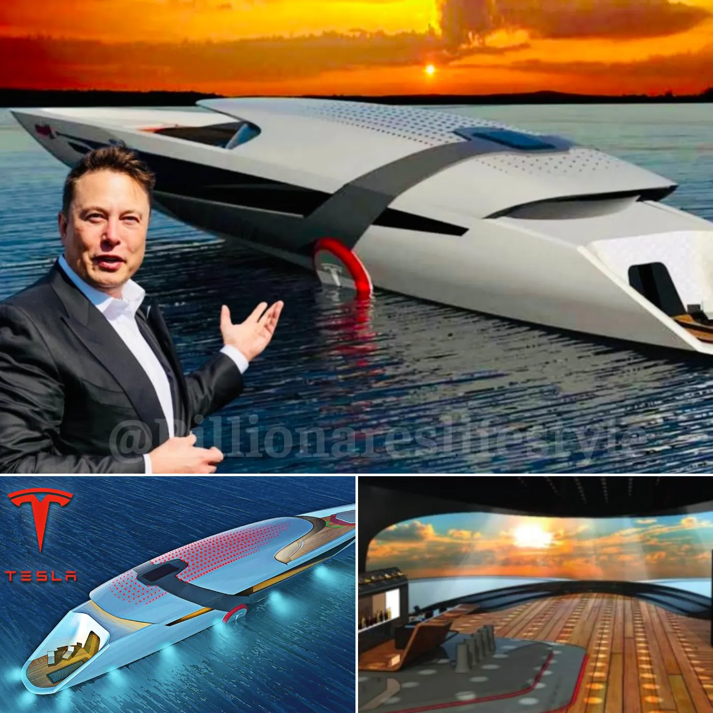 Elon Musk Makes Waves With His $100 Million Tesla Yacht—Take the Tour!