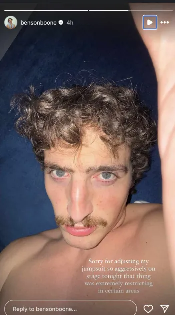 Benson Boone Apologizes for Crotch Grab After 2025 Grammys Performance 2 Benson Boone Apologizes for Crotch Grab After 2025 Grammys Performance