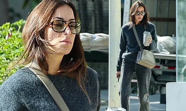 Brad Pitt's girlfriend Ines De Ramon is casual cool in sweater and jeans  while running errands in Los Angeles... after his legal victory over ex  Angelina Jolie | Daily Mail Online