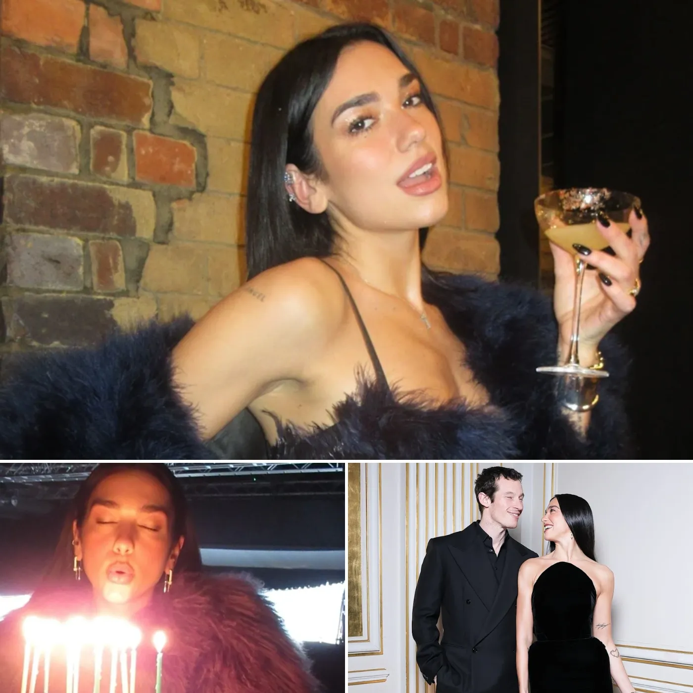 Dua Lipa celebrates major career milestone in a dreamy fluffy coat