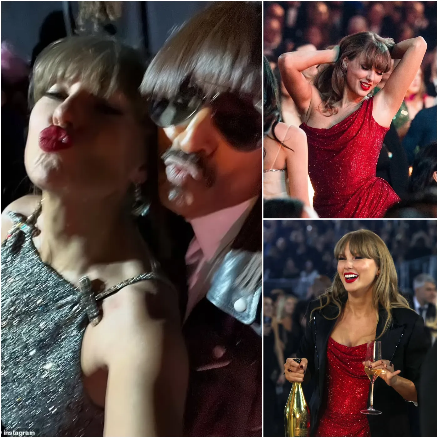 Taylor Swift Stuns in a $3,800 Gucci Dress at the 2025 Grammy After-Party Amid Super Bowl Proposal Rumors