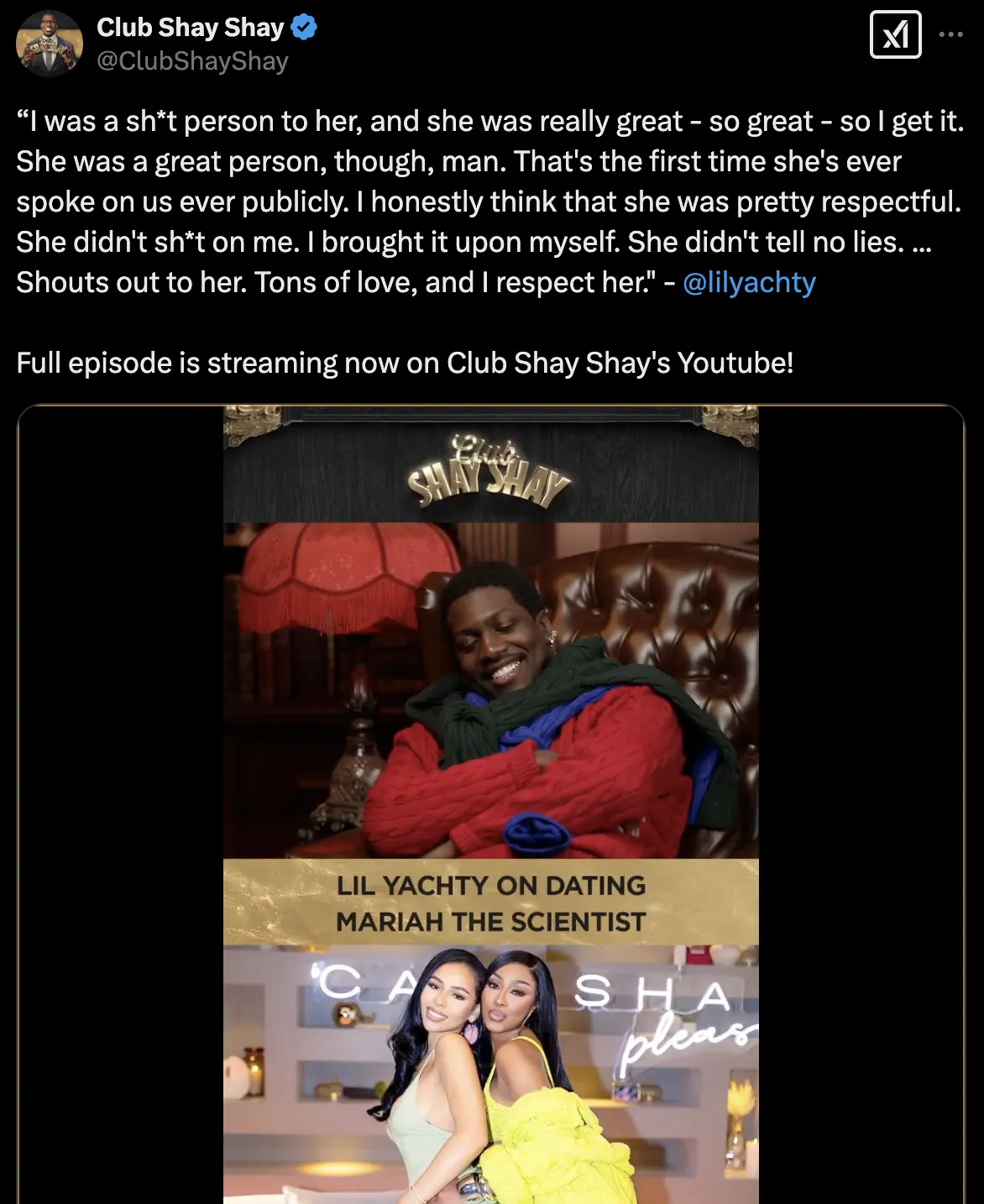 Lil Yachty Finally Admits He Was “Terrible” to Mariah The Scientist – As She Stands by Young Thug