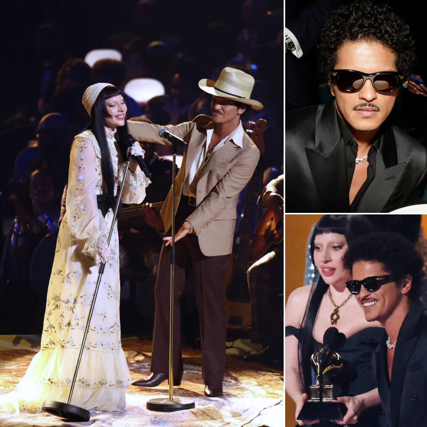 Bruno Mars’ Grammy Streak Ends and It’s All Because of Lady Gaga
