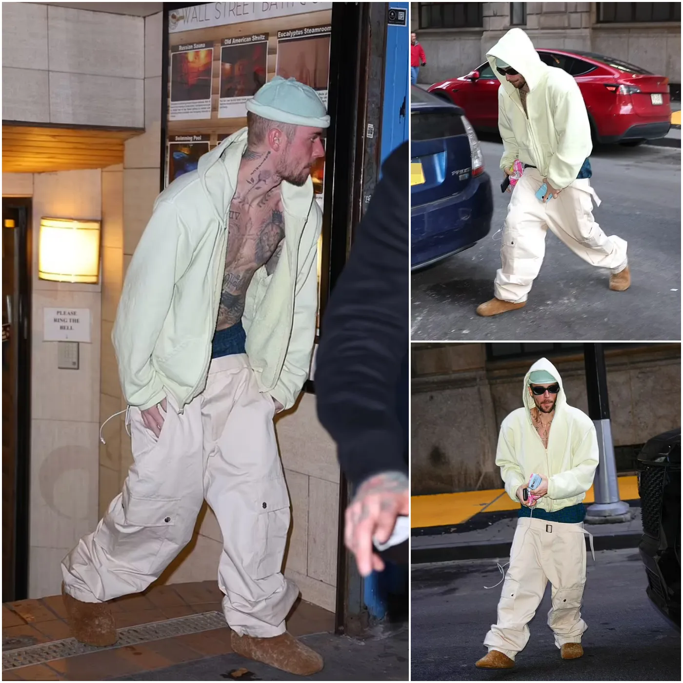 Justin Bieber Reveals Heartbreaking Tattoo During Solo Visit to NYC Sauna Amid Hailey Marriage 'Crisis'