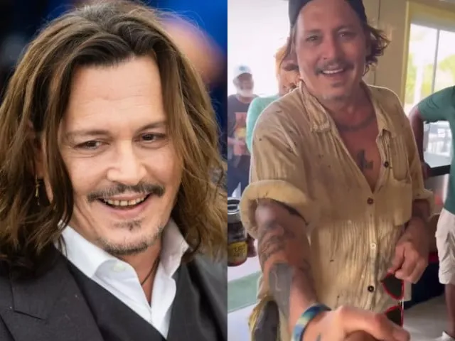 Johnny Depp flaunts sparkly new smile after viral 'rotting teeth' backlash