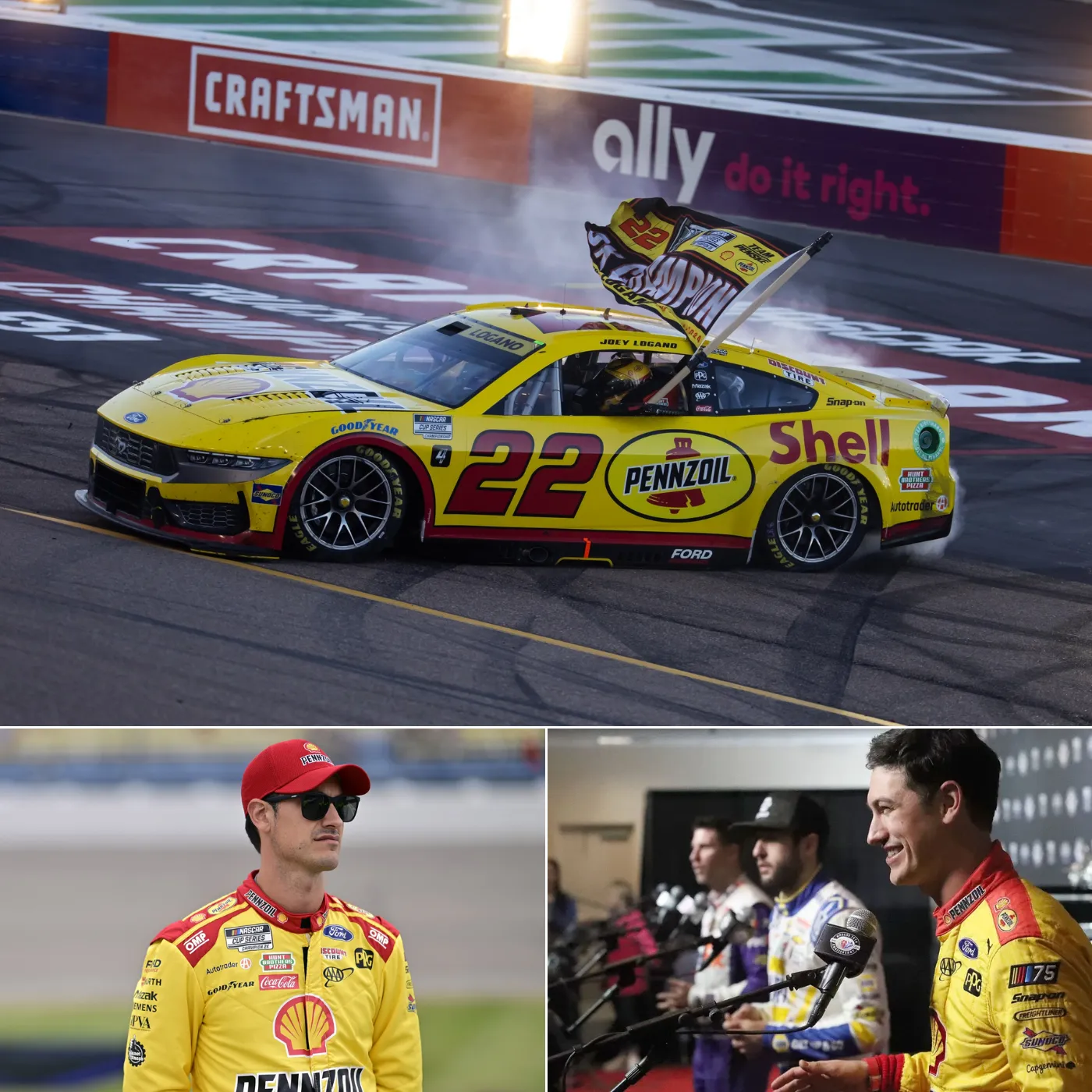 Joey Logano Fires Back at Critics 'I Can't Hear It Because My Trophies Echo Around Me'
