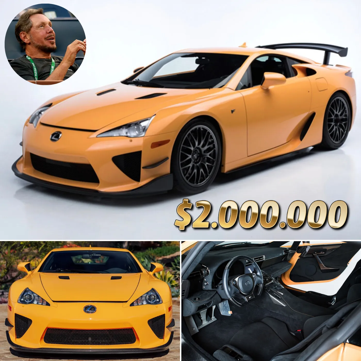 Larry Ellison’s $2 Million Lexus LFA Nürburgring Becomes the Ultimate Billionaire’s Collectible