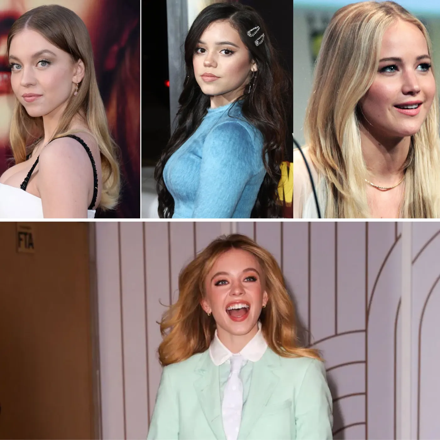 Hollywood’s Secret Feud? Sydney Sweeney vs. Jenna Ortega vs. Jennifer Lawrence—The Truth No One Is Talking About!