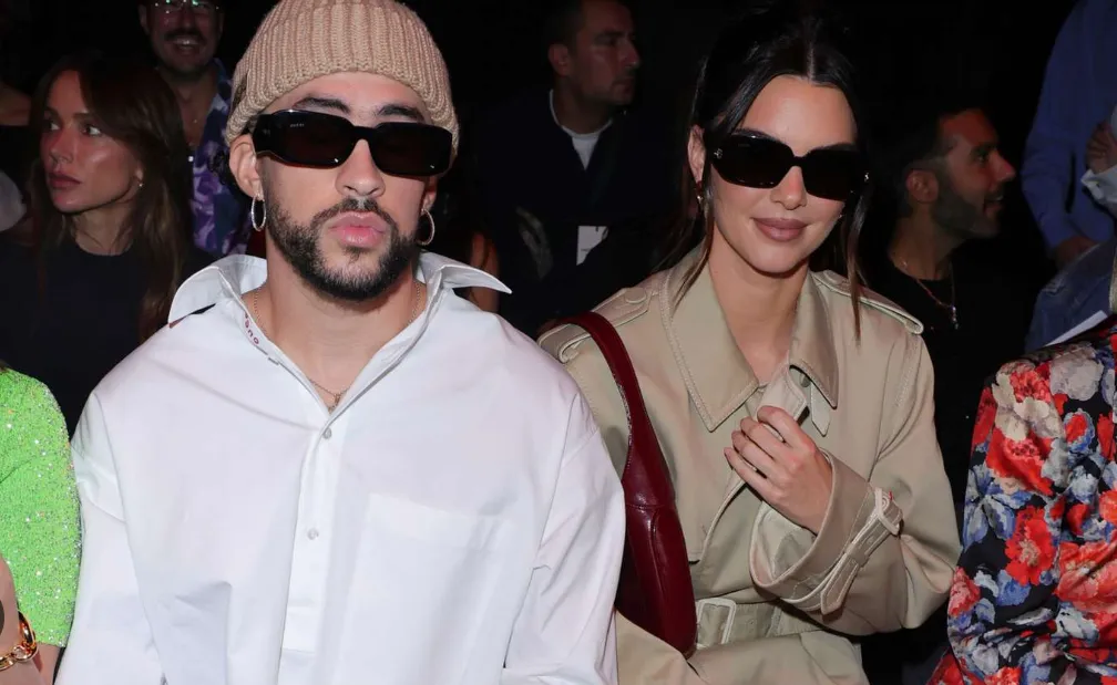 Bad Bunny Watches Ex Kendall Jenner Walk the Runway at New York Fashion Week