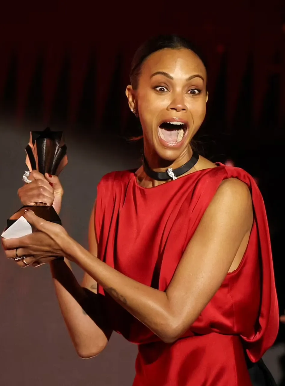 Zoe Saldaña’s Husband Almost Missed Her Big Critics Choice Award Win