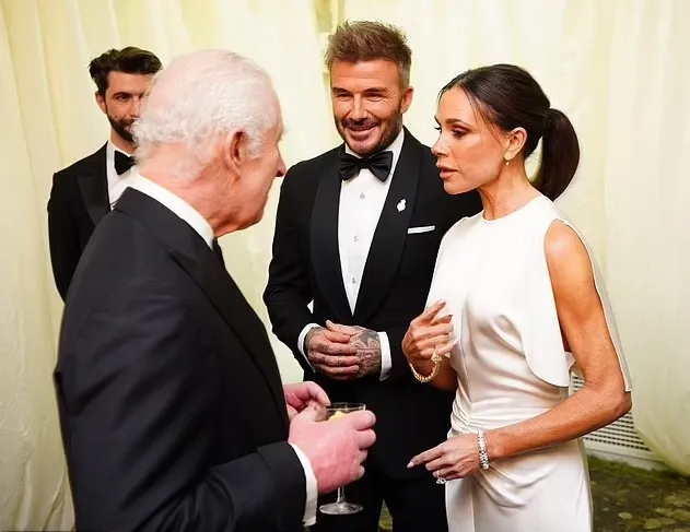 Victoria Beckham Steals the Spotlight in Royal Encounter—David Left Watching