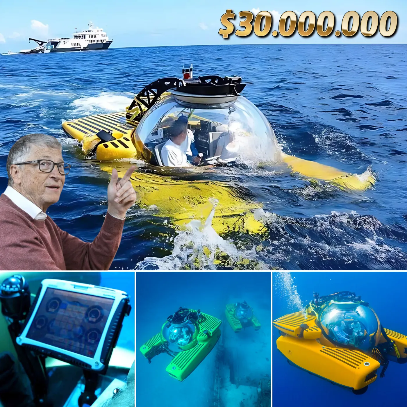 How Bill Gates's $30 Million Triton 6600/2 Makes Him Untouchable to the Rest of Us