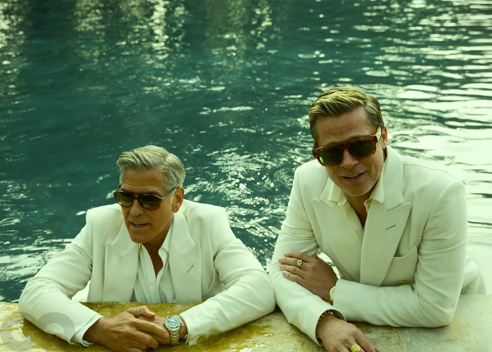 George Clooney and Brad Pitt Are Hollywood's BFFs | GQ